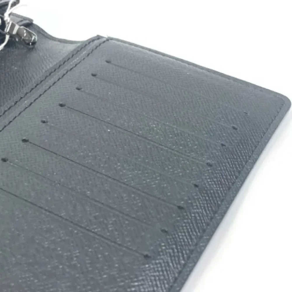 Louis Vuitton Vintage Pre-owned Fabric wallets Black Heren