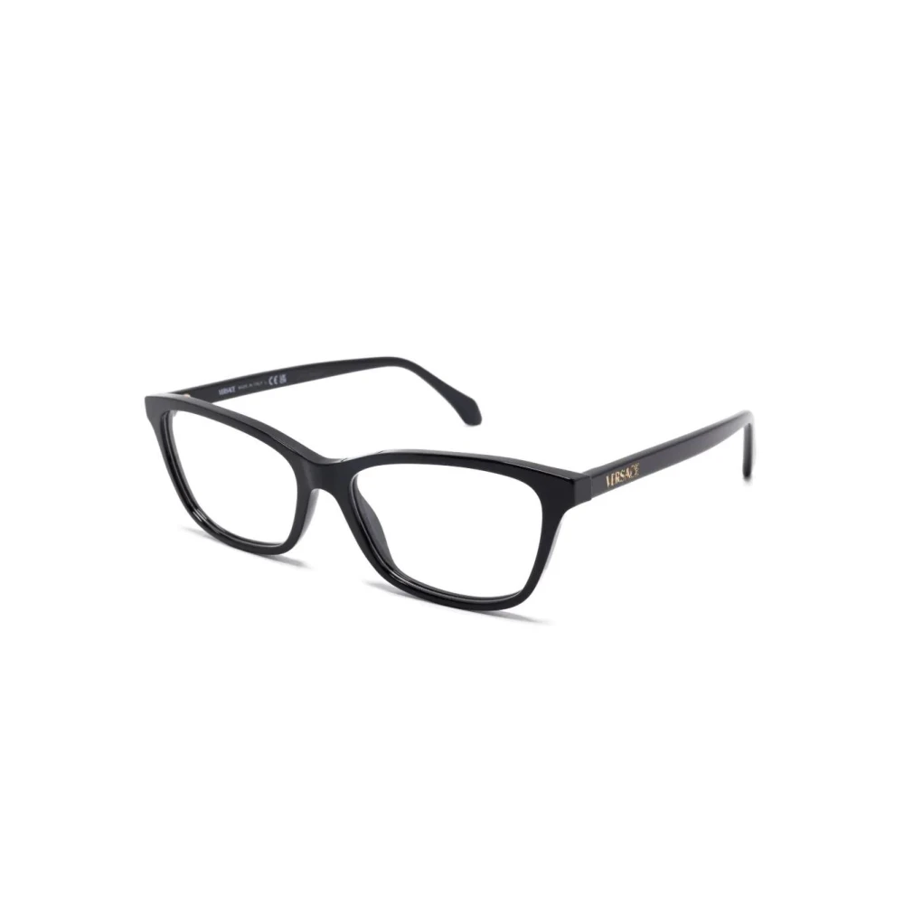 Versace Black Glasses, Female, 52 Mm, Optical Frame