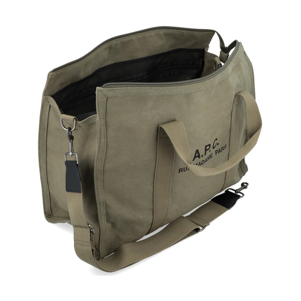 A.p.c. Recuperation Gymtas in canvas Green Heren