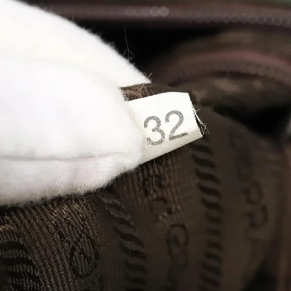 Prada Vintage Pre-owned Nylon totes Brown Dames