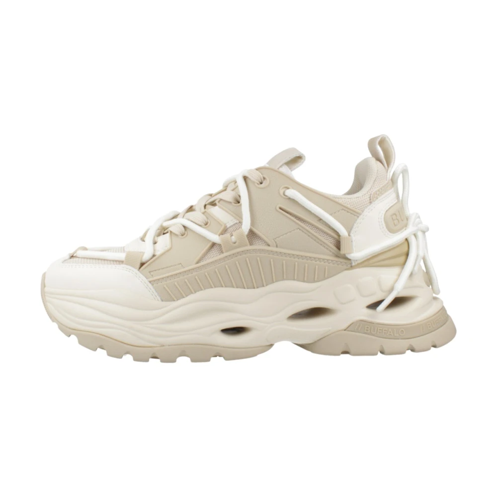 Buffalo Triplet Lace Dames Schoenen Beige