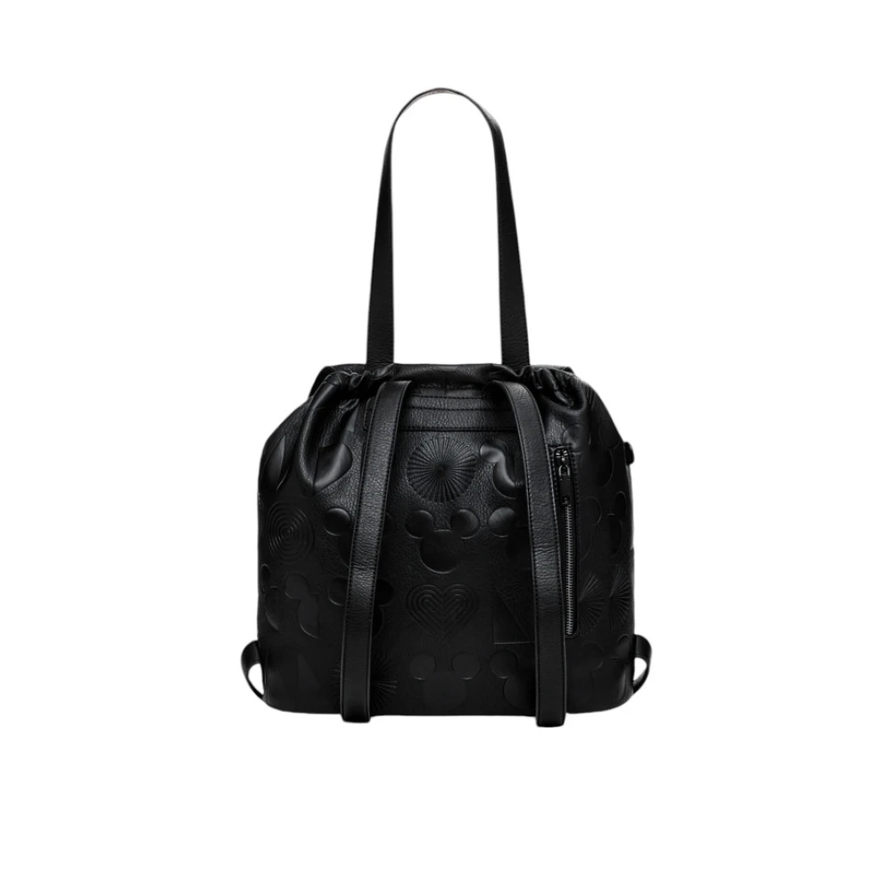 Desigual Stijlvolle Rugzak voor Dagelijks Gebruik Black Dames