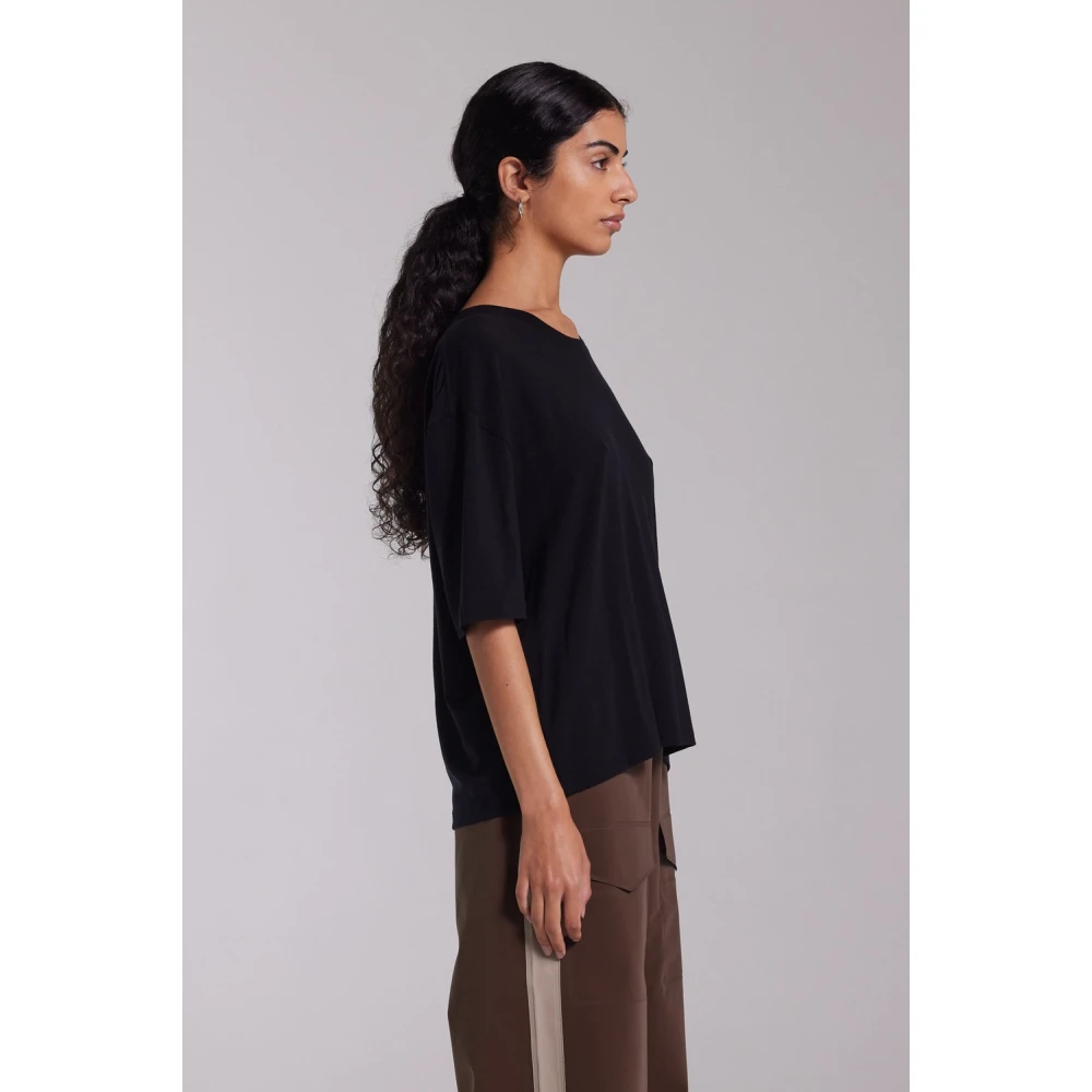Stutterheim Merino Wol Thermoshirt voor Vrouwen Black Dames