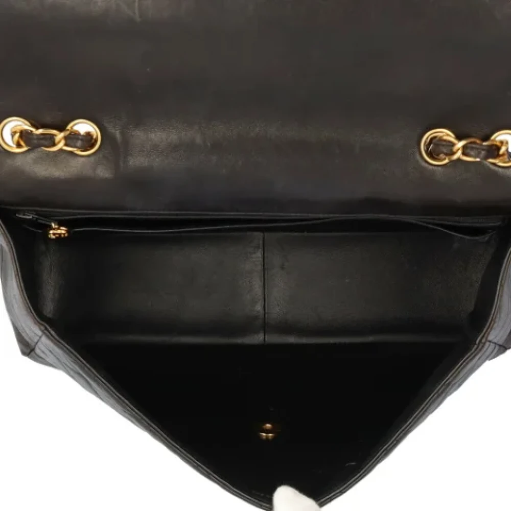 Chanel Vintage Pre-owned Leather shoulder-bags Black Dames