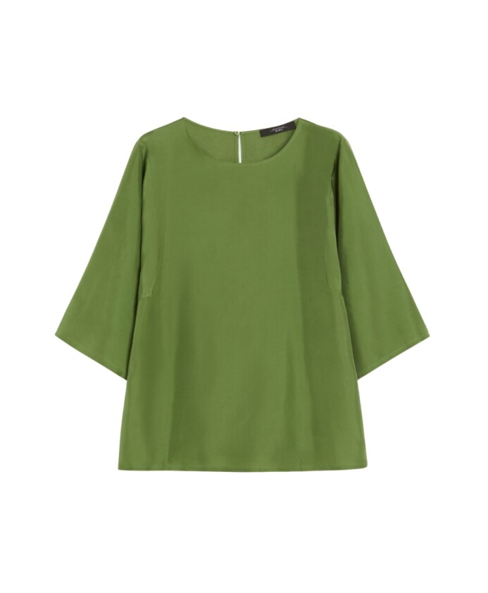 chemisier-en-soie-primo-vert