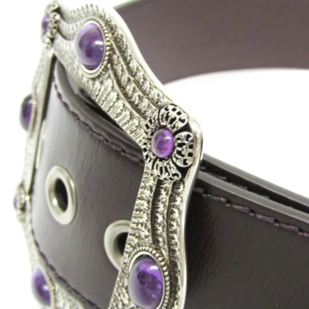 Gucci Vintage Pre-owned Leather belts Brown Dames