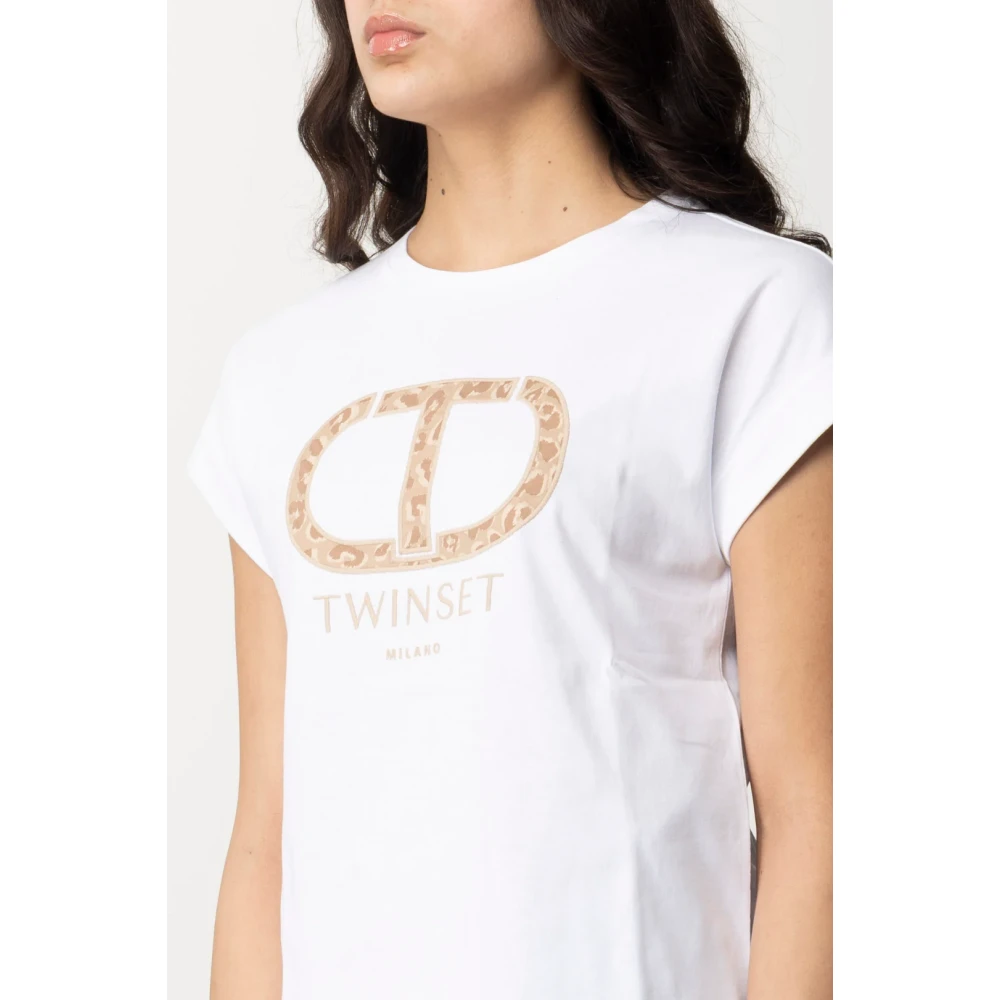 Twinset Witte T-shirts en Polos White Dames