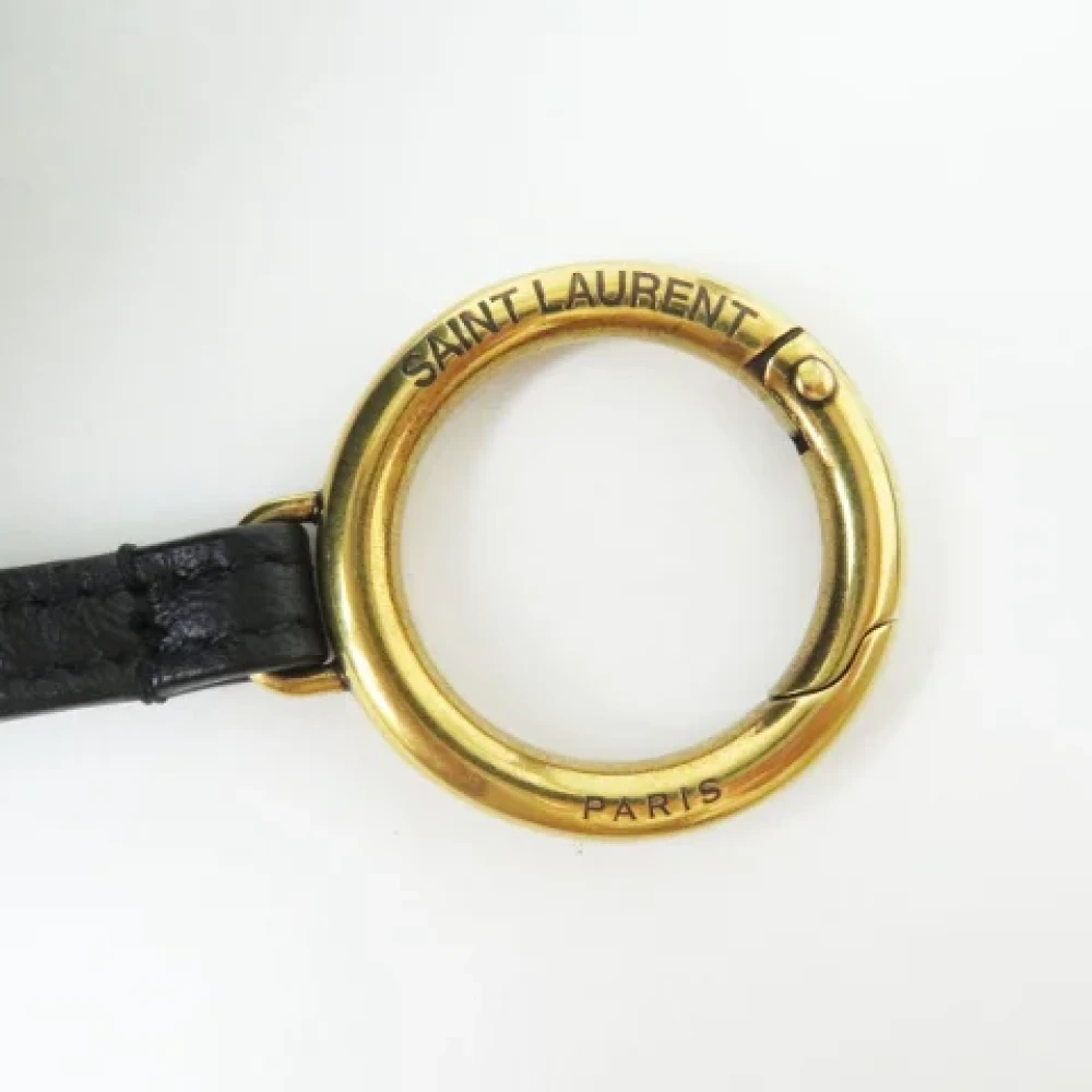 Yves Saint Laurent Vintage Pre-owned Canvas clutches Black Dames