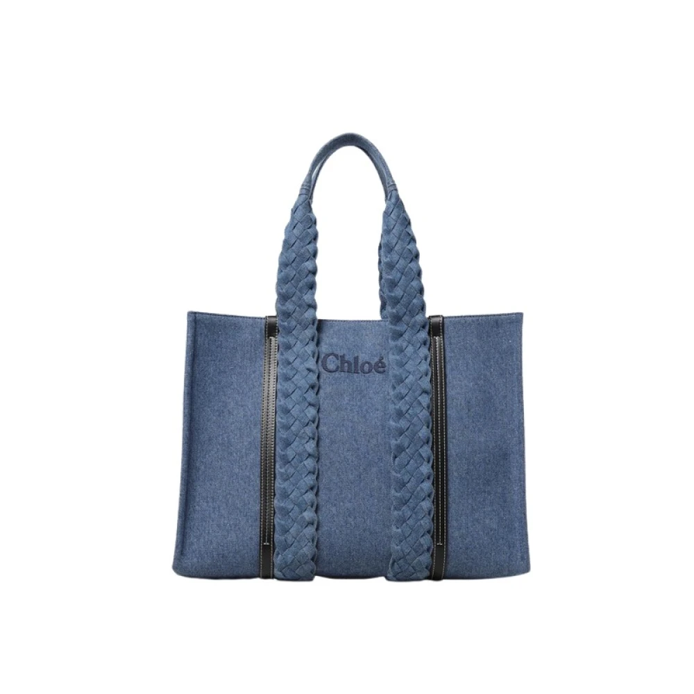 Chloé Stijlvolle Leren Tas voor Vrouwen Blue Unisex