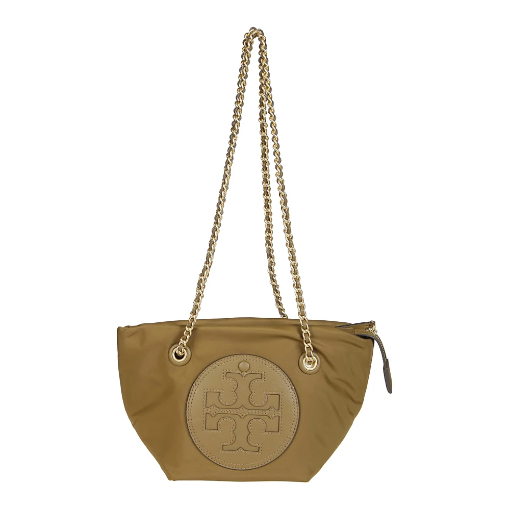 TORY BURCH Stijlvolle Crossbody Kettingtas Brown Dames