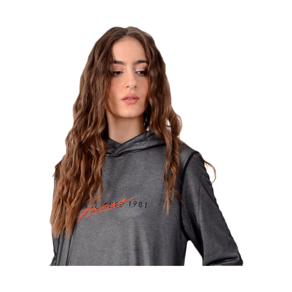Guess Hoodie Gray Dames
