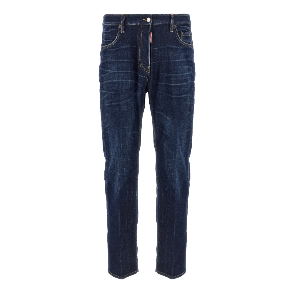 Dsquared2 Blue Straight Fit Jeans, Male, 2XL, 642 Jeans