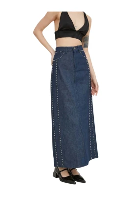RockieGZ Studded Maxi Skirt