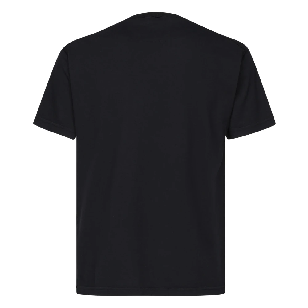 Stone Island Zwarte T-shirts en Polos met Zak Black Heren
