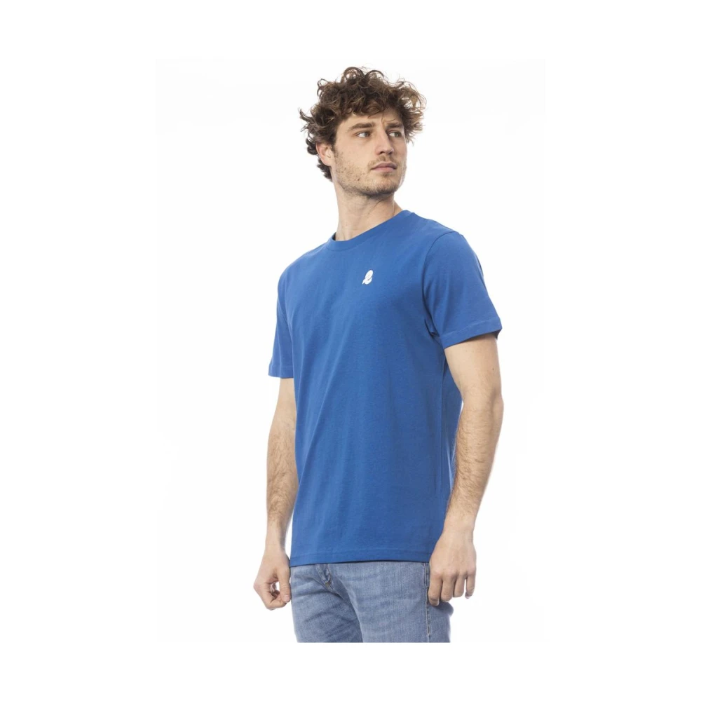 Invicta Logo Print Ronde Hals T-Shirt Blue Heren