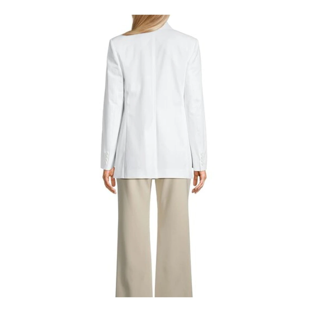 Max Mara Studio Managua Blazer met lange mouwen White Dames