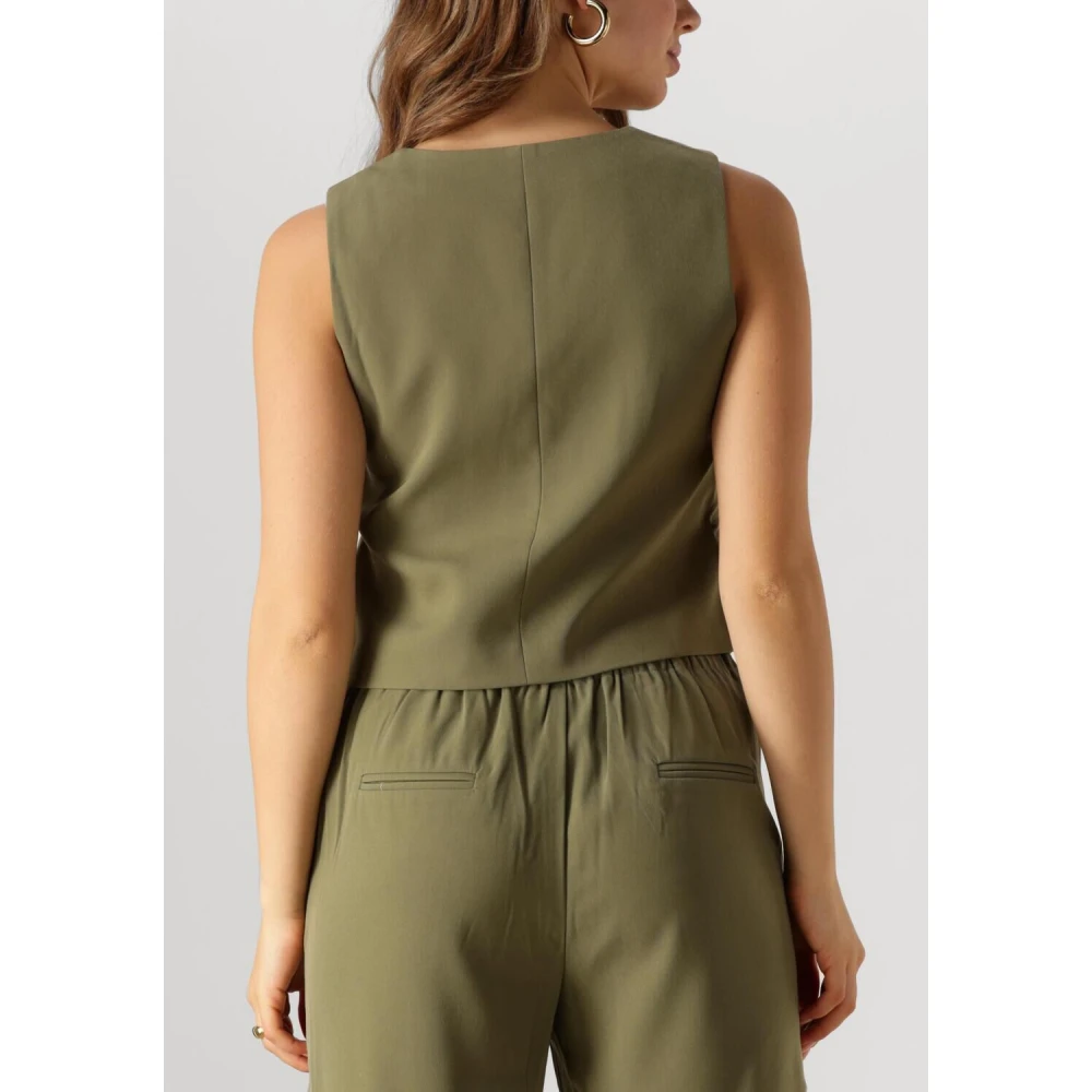Ydence Groen Gilet Kaia voor vrouwen Green Dames