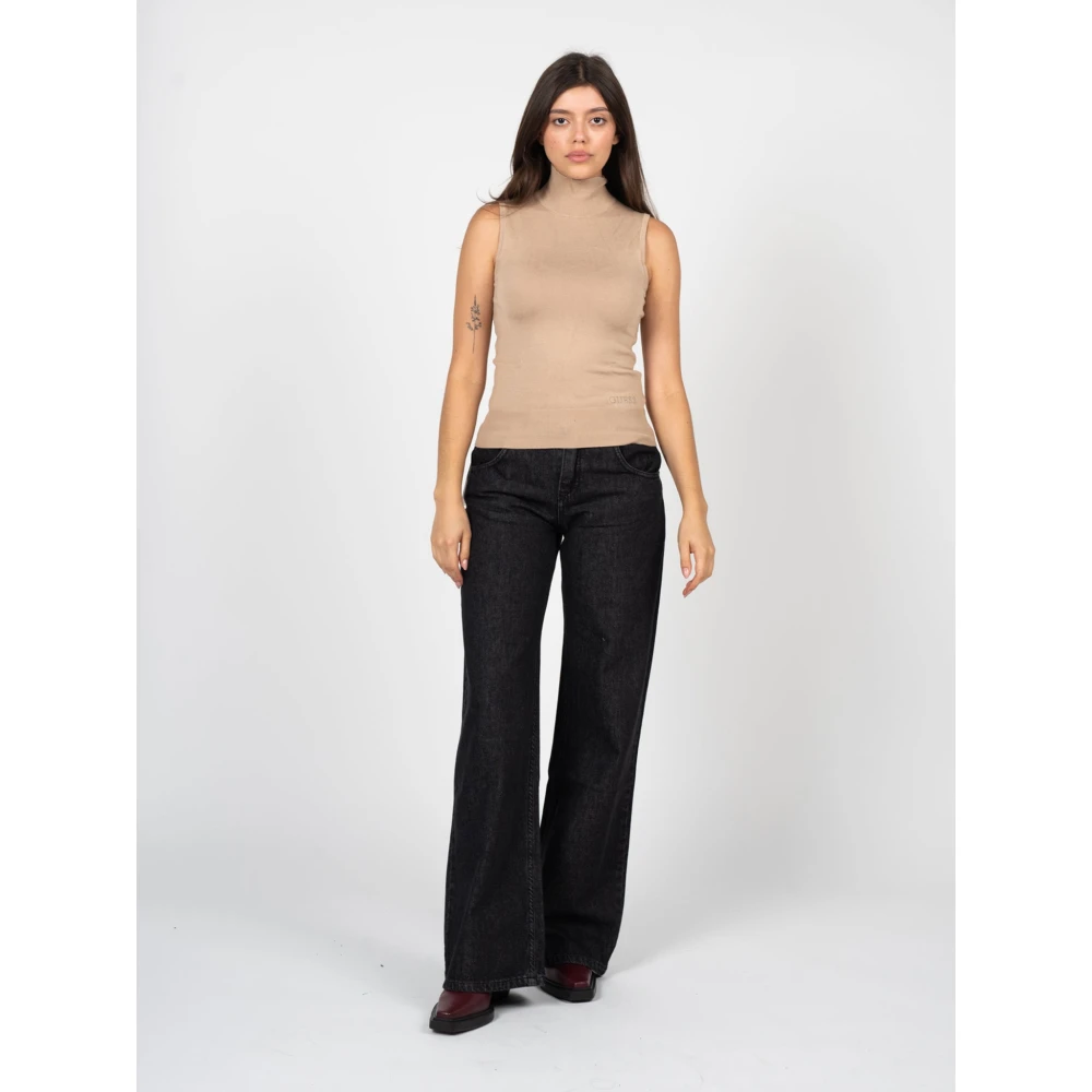 La Haine Inside Us Wijde Pijp Jeans Hoogwaardig Denim Black Dames