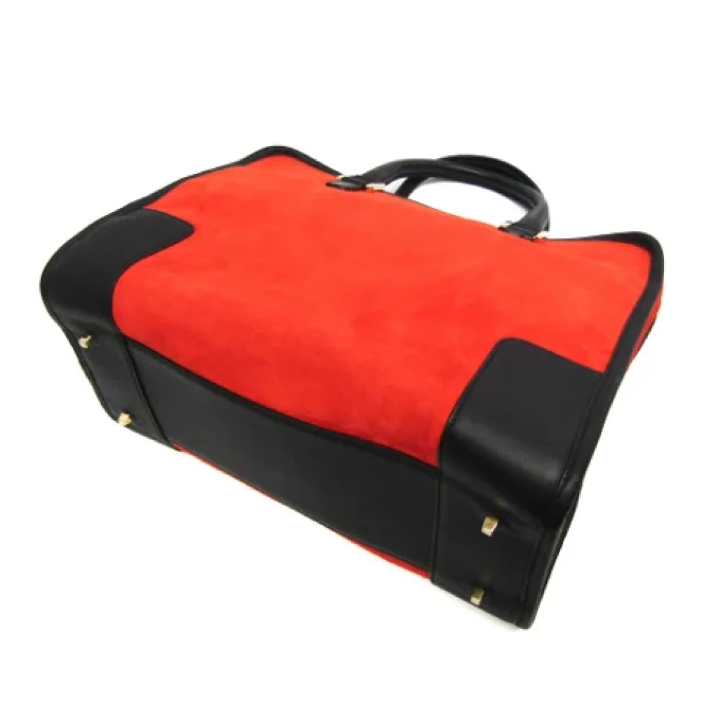 Loewe Pre-owned Suede handbags Multicolor Dames