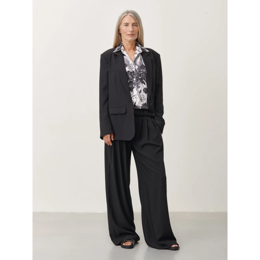 Jane Lushka Zwarte Blazer Lima | Stijlvolle Vrouwen Black Dames