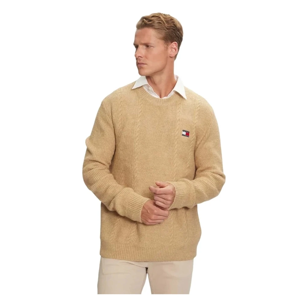 Tommy Jeans Trui Beige Heren