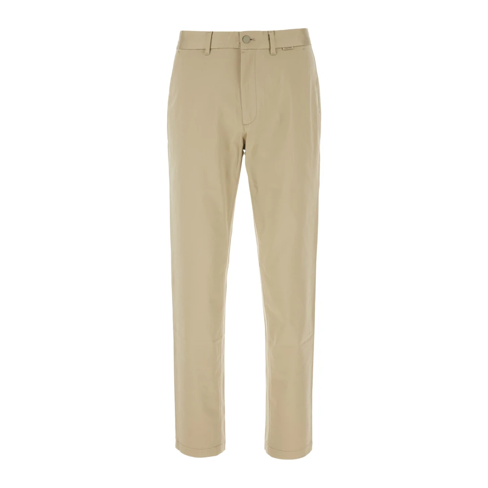 Calvin Klein Men's Beige Stylish Trousers - Straight Trousers - 2XL - Trousers