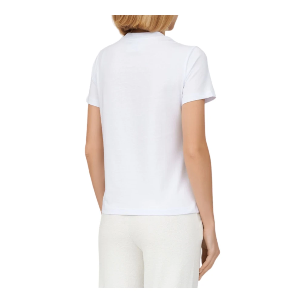Versace Jeans Couture Korte Mouw T-shirt White Dames