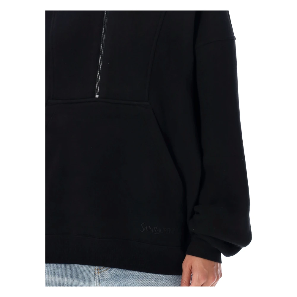 Saint Laurent Camionaire Hoodie Black Dames