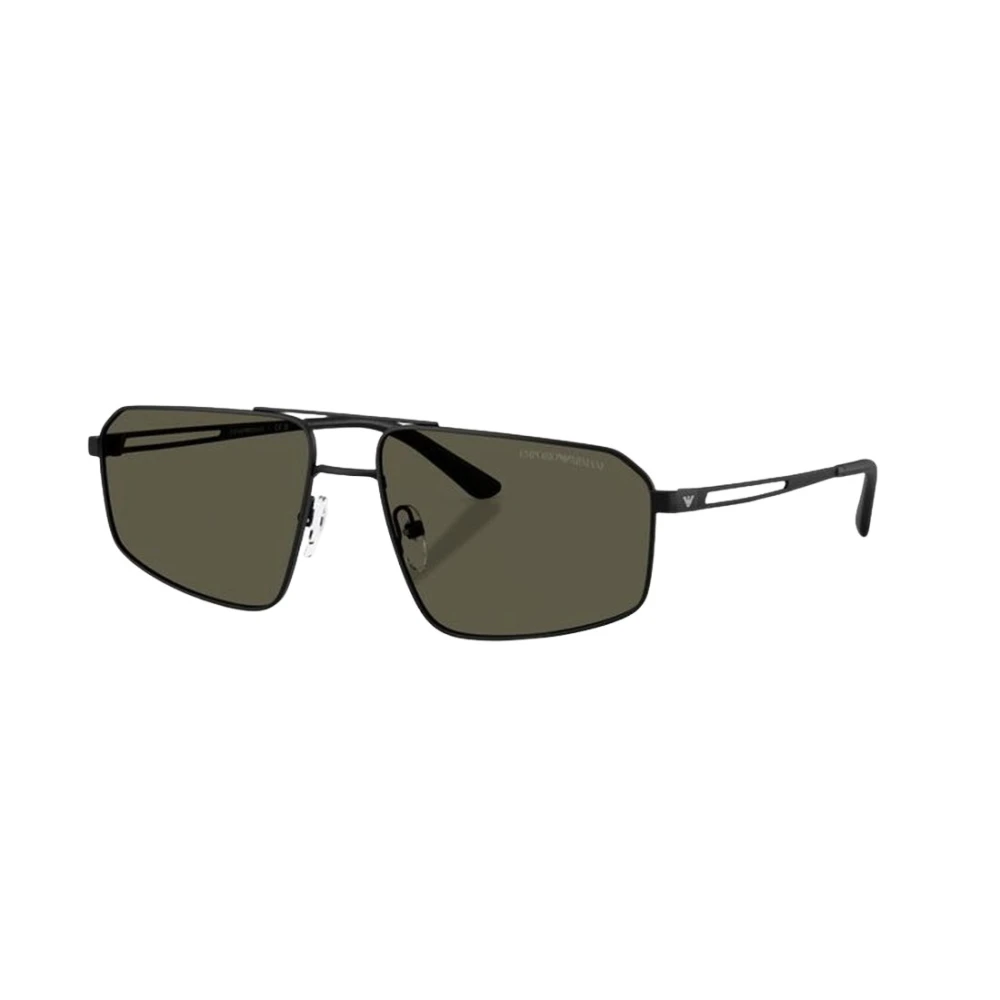 Emporio Armani , Sunglasses, Male, Black, 59 Mm, Pilot Sunglasses - Image 4