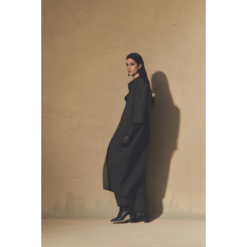 Cortana Oversized omkeerbare jas in grijs Green Dames