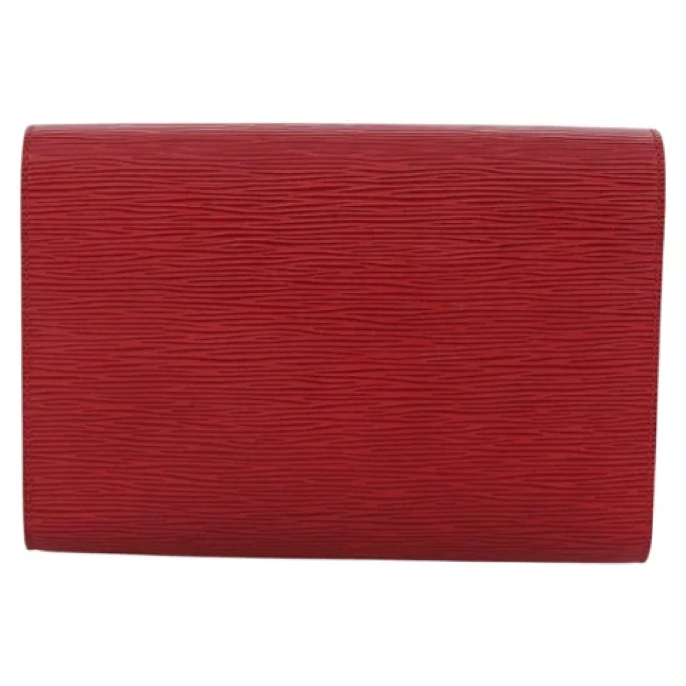Louis Vuitton Vintage Pre-owned Leather louis-vuitton-bags Red Dames