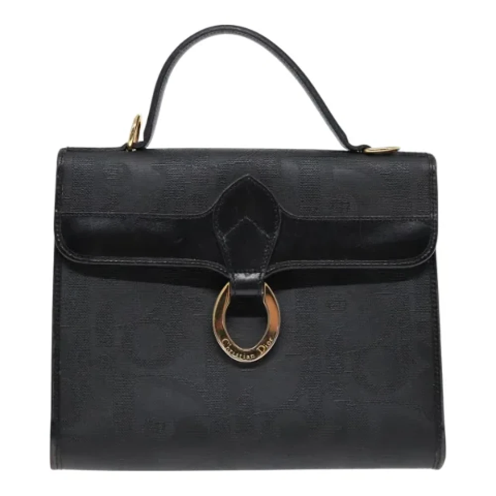 Dior Vintage Pre-owned Canvas dior-bags Black Dames