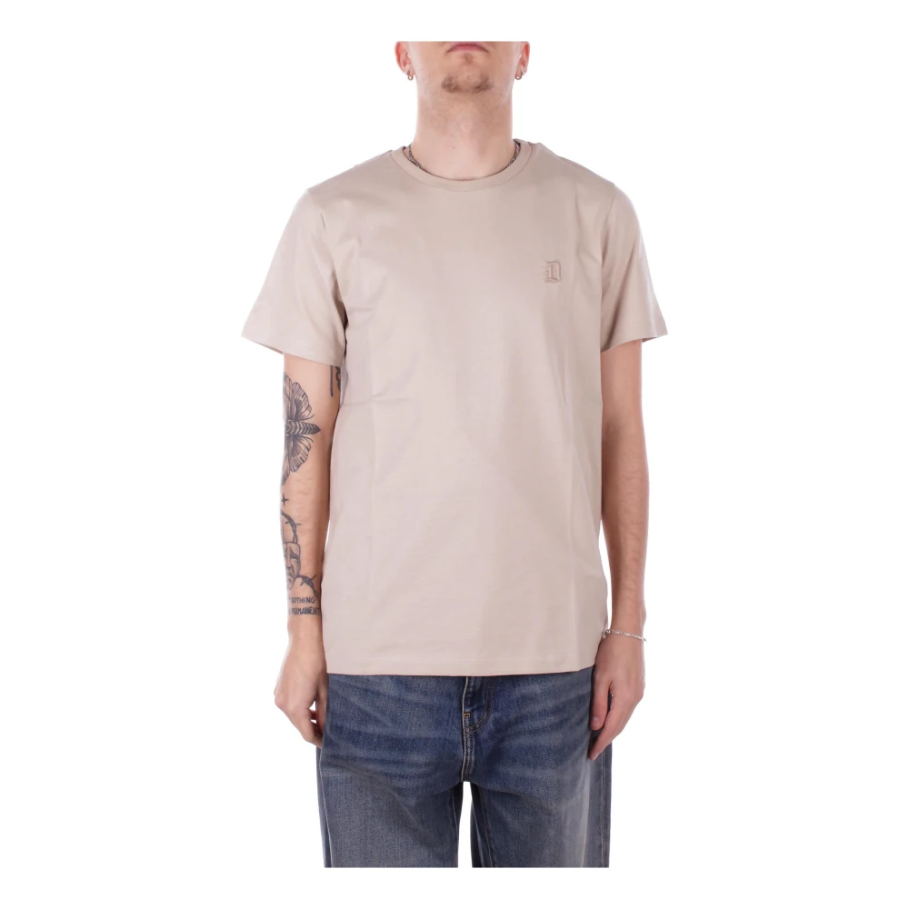 Dondup - Tops > T-Shirts - Beige - Dondup - Modalova
