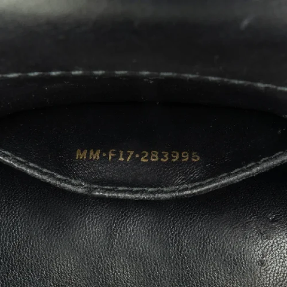 Bvlgari Vintage Pre-owned Leather crossbody-bags Black Dames