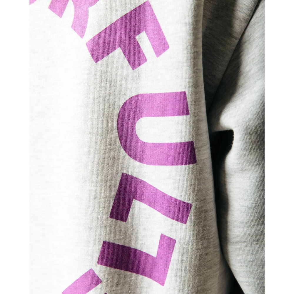Colourful Rebel Logo Circle Relaxte Sweater Blue Dames