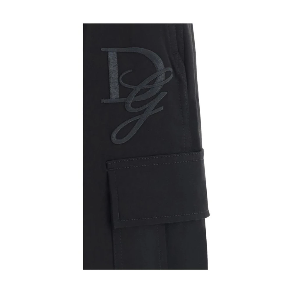 Dolce & Gabbana Cargo Broek met Meerdere Zakken Black Heren
