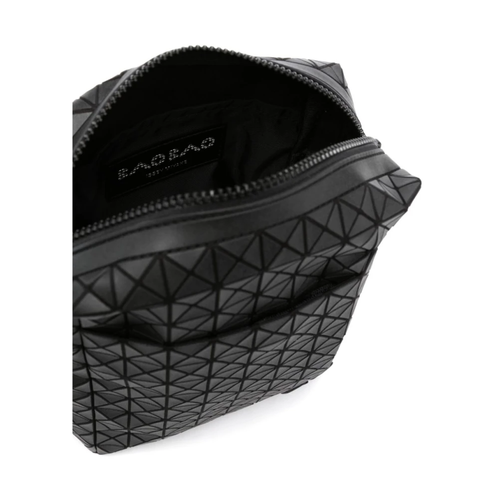 Issey Miyake Geometrisch Panel Zwart Schoudertas Black Heren