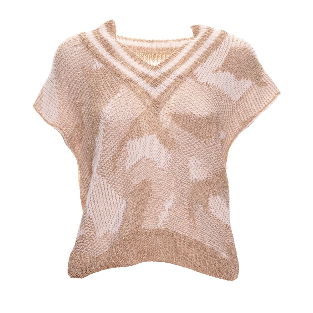 Knitwear > V-neck Knitwear - - Akep - Modalova