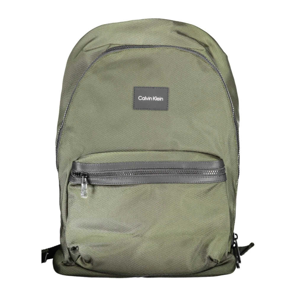 Calvin Klein Men's Green Backpack With Laptop Compartt