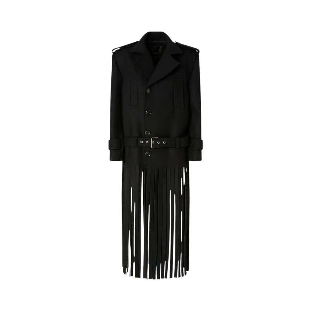 Pinko , Damen, Mäntel, Schwarzk, S