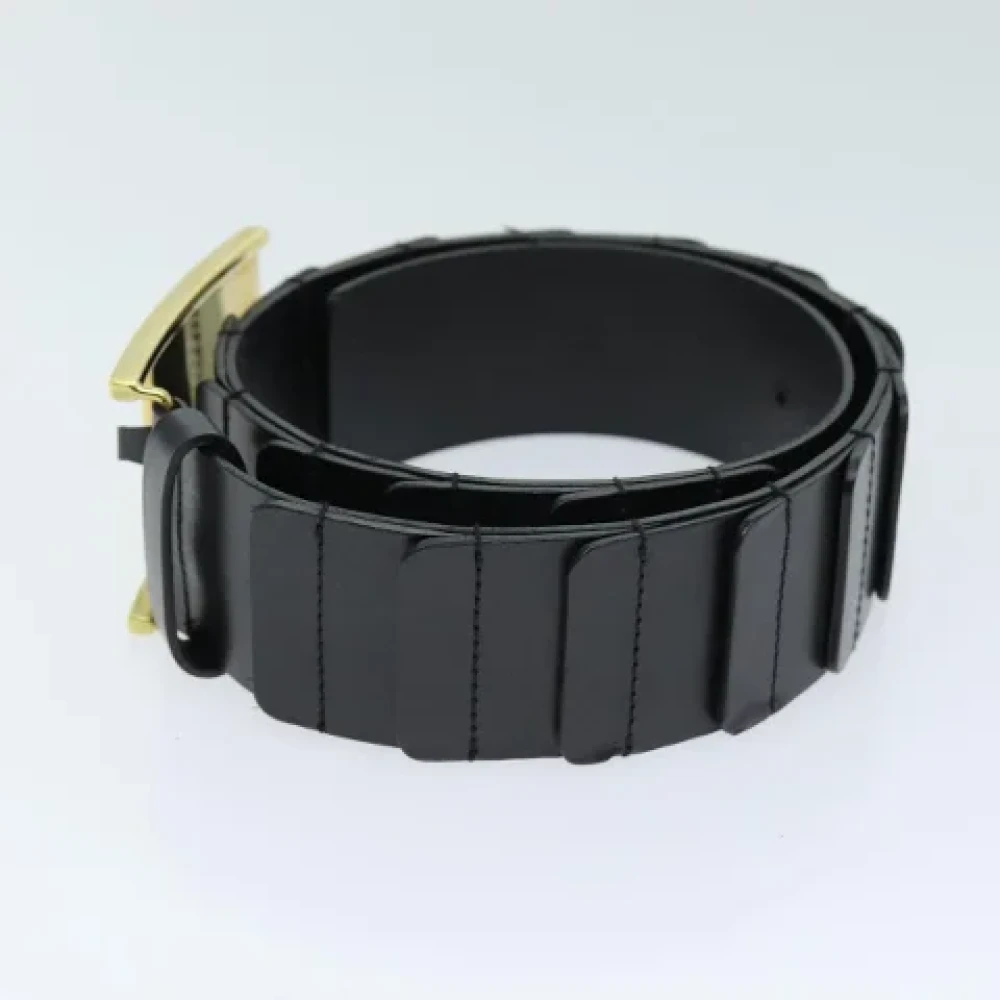 Gucci Vintage Pre-owned Leather belts Black Dames