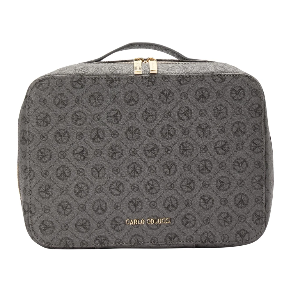 Carlo Colucci Men's Gray Toilet Bags