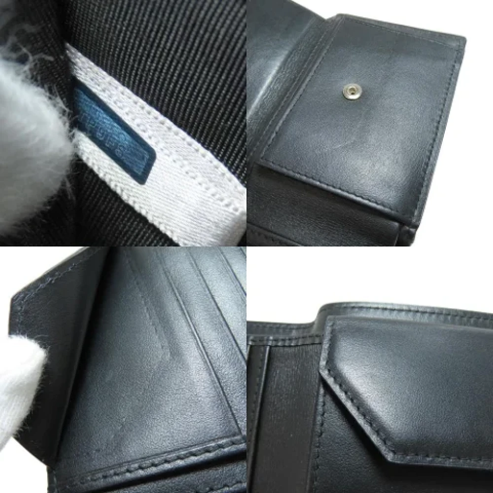 Jimmy Choo Pre-owned Leather wallets Black Dames