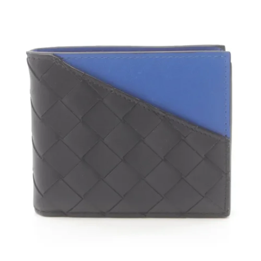 Bottega Veneta Vintage Pre-owned Leather wallets Black Dames
