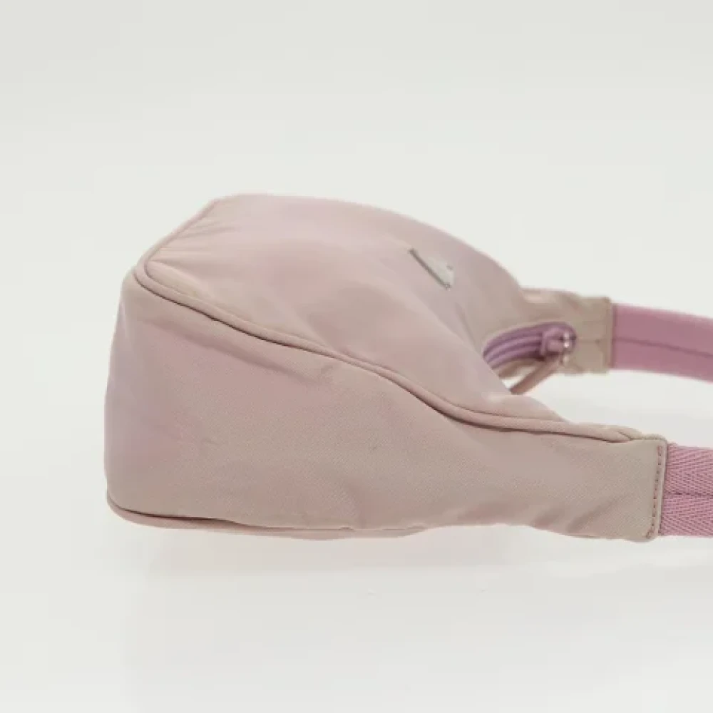 Prada Vintage Pre-owned Leather handbags Pink Dames