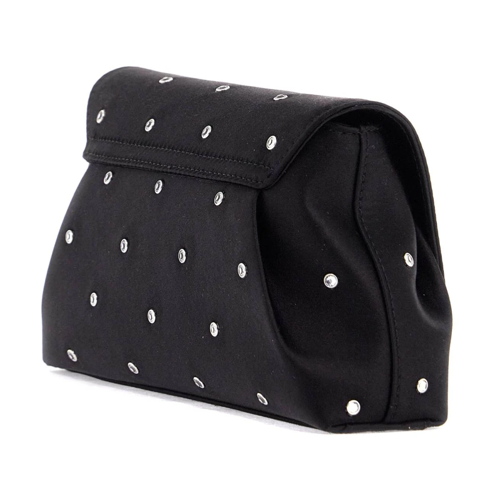 Versace Starry Sky Kristal Clutch met Lint Black Dames