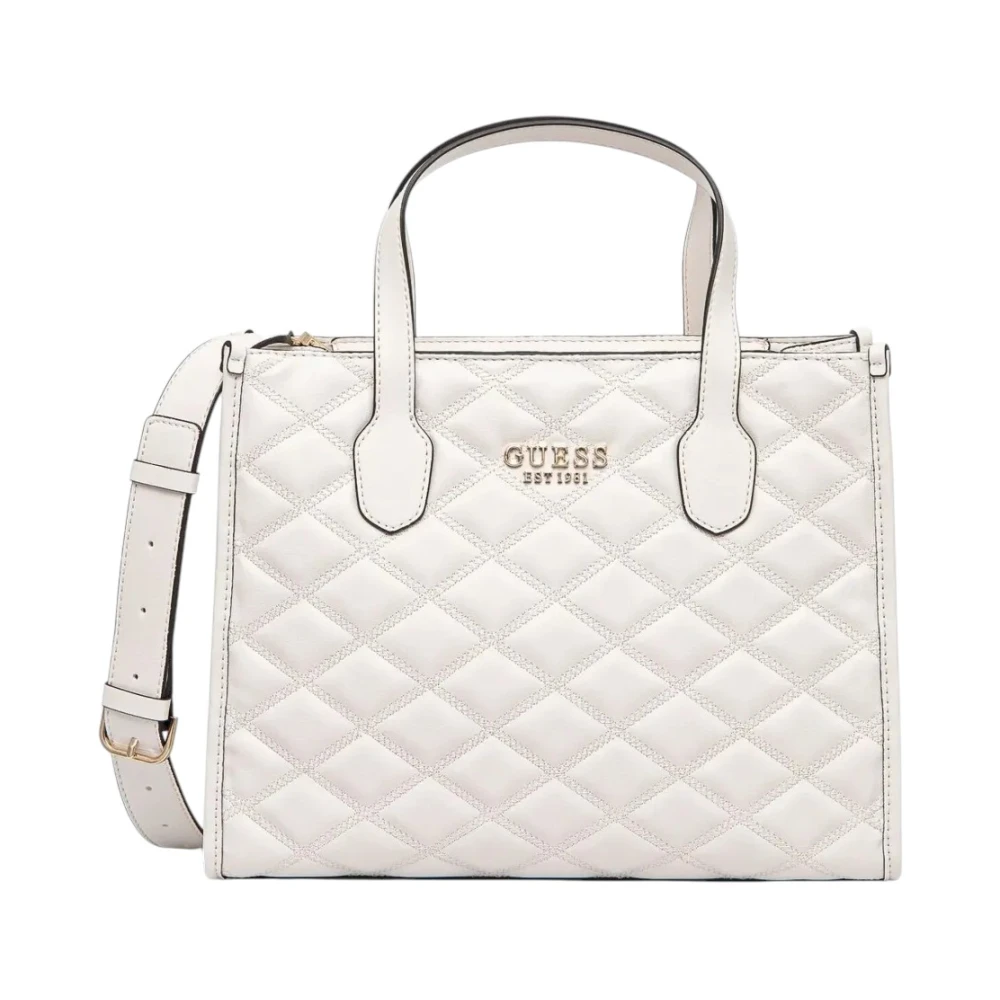Guess Women's White Handbags, One Size, Tamsin Handbag