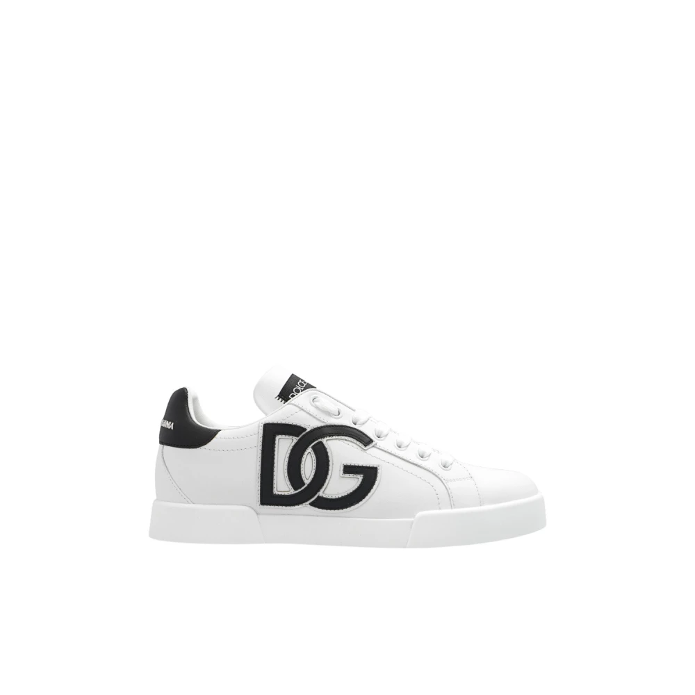 Dolce & Gabbana Women's White Portofino Trainers - Sneakers - 2 Uk - Shoes