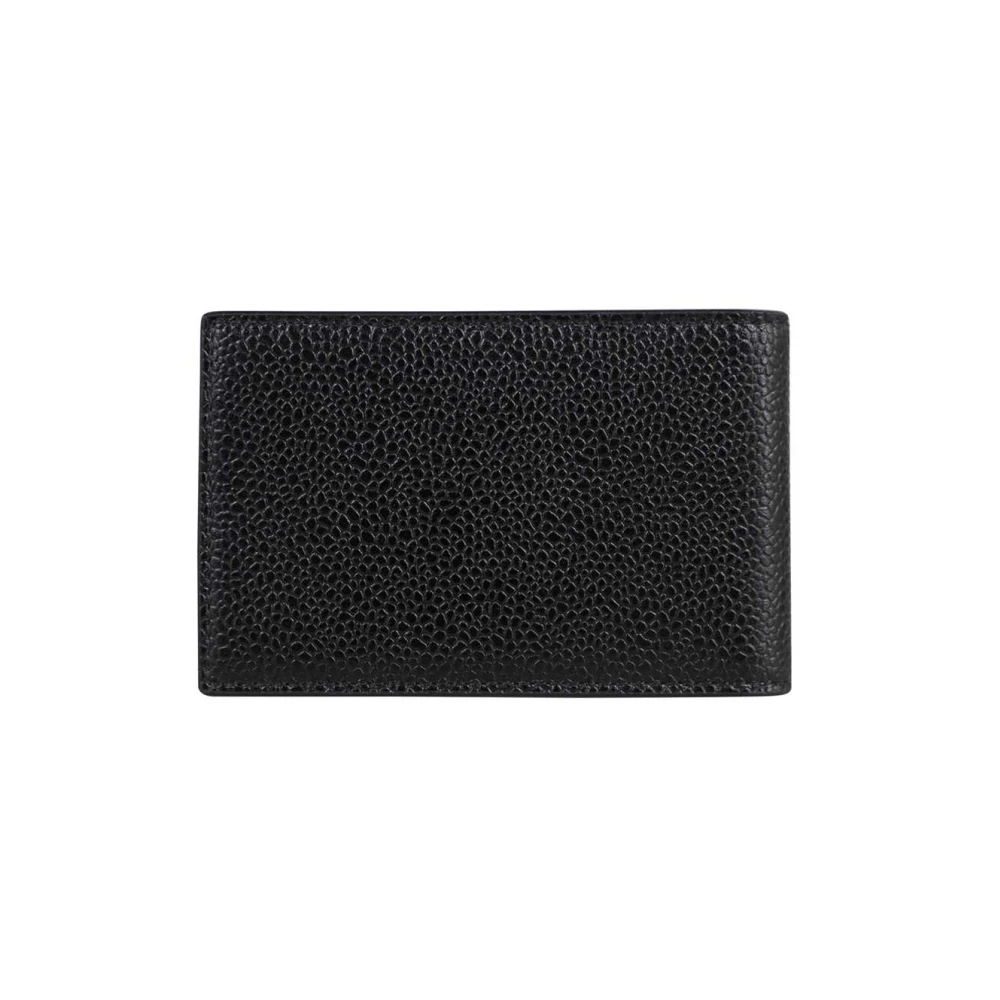Thom Browne Leren overslagportemonnee Black Heren