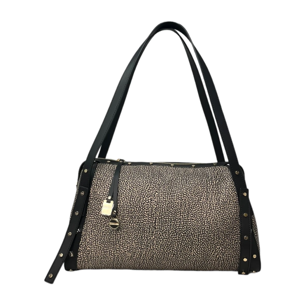 Borbonese Schoudertas Medium Gray Dames